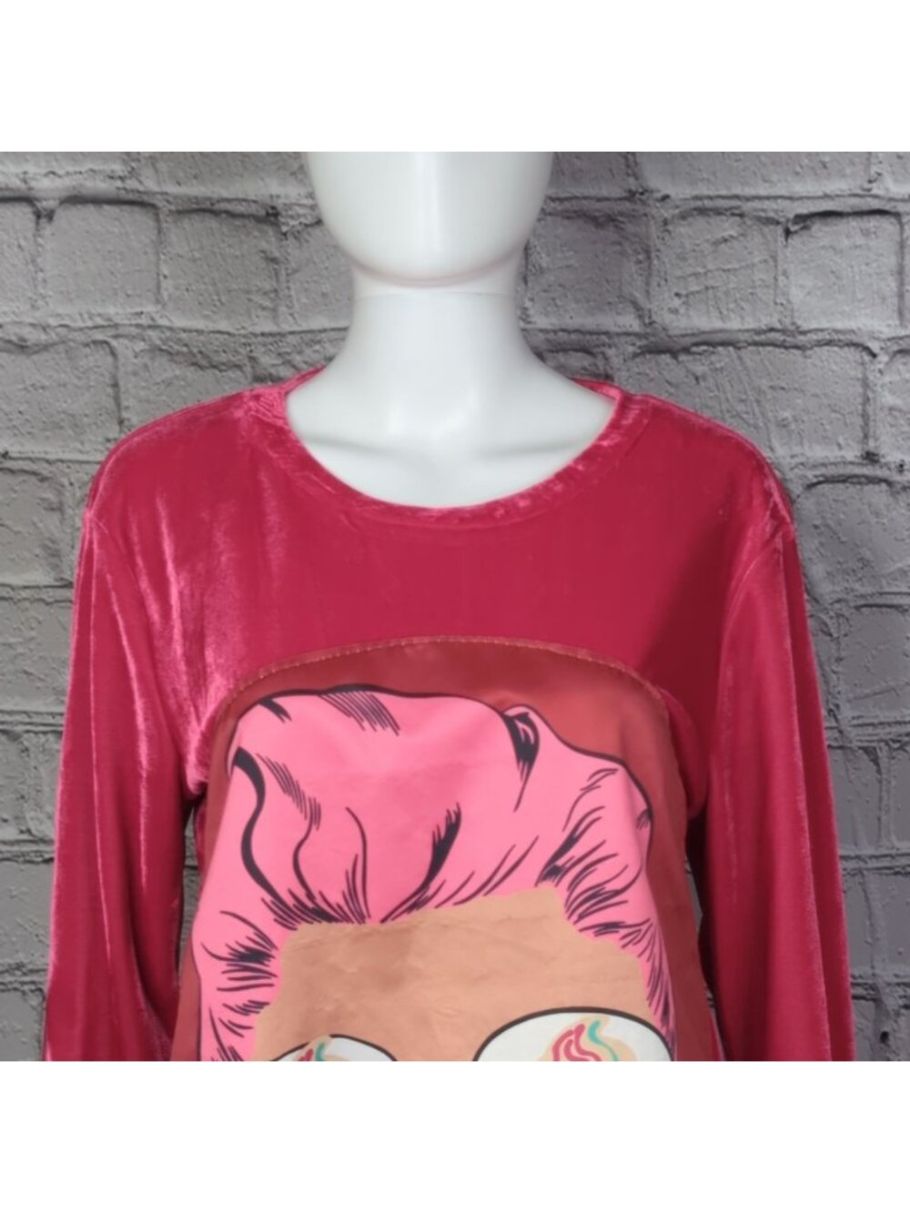 Quum Shop Forever 21 Pink Velour Nice Dress, Women's Large